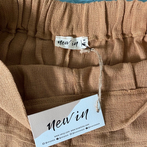 NWT Very J New In Linen Short Set Sz M - Picture 10 of 12